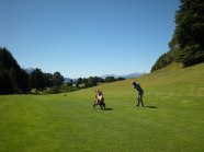 Club Social Llao Llao across the Road from the Golf Course Hole3